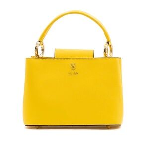 Pret a Porter Vera Pelle INES LEATHER BAG Yellow